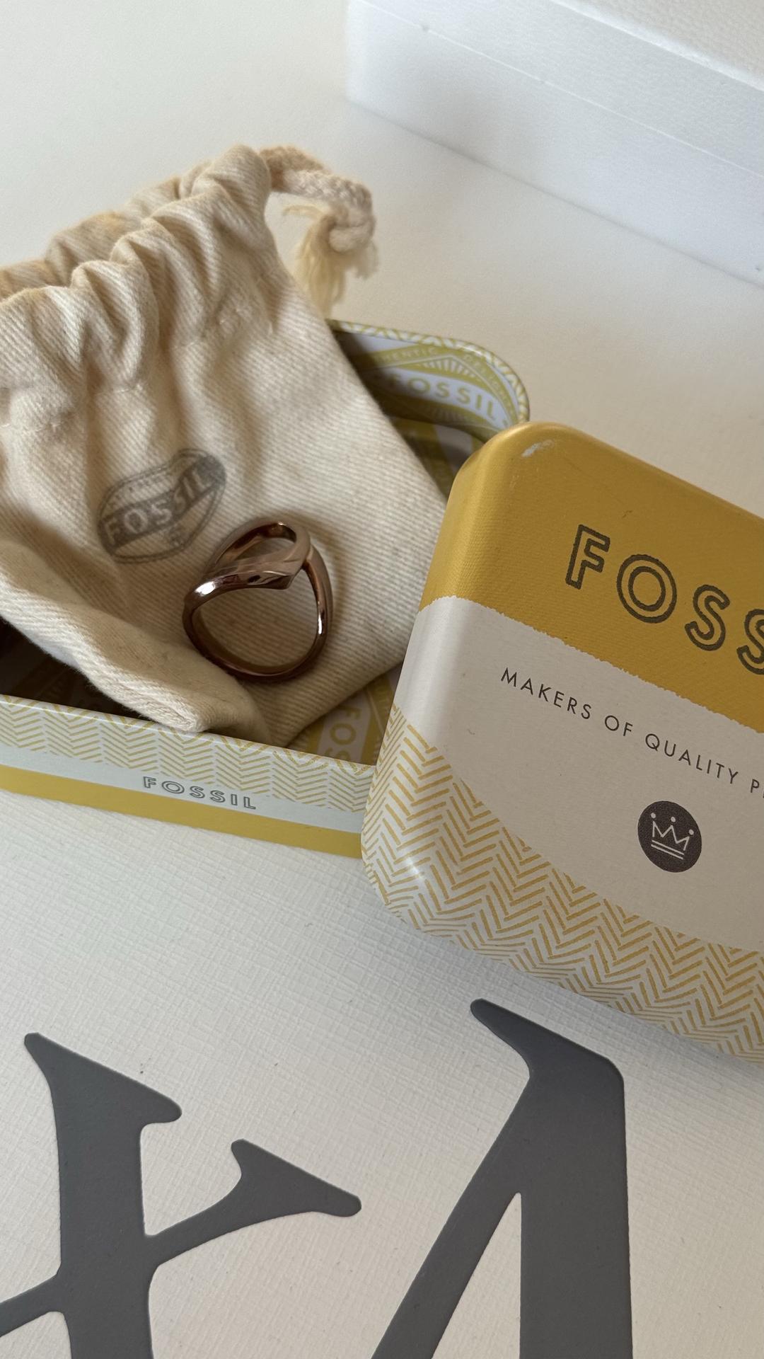 Fossil кольцо из стали Fossil — фото 2