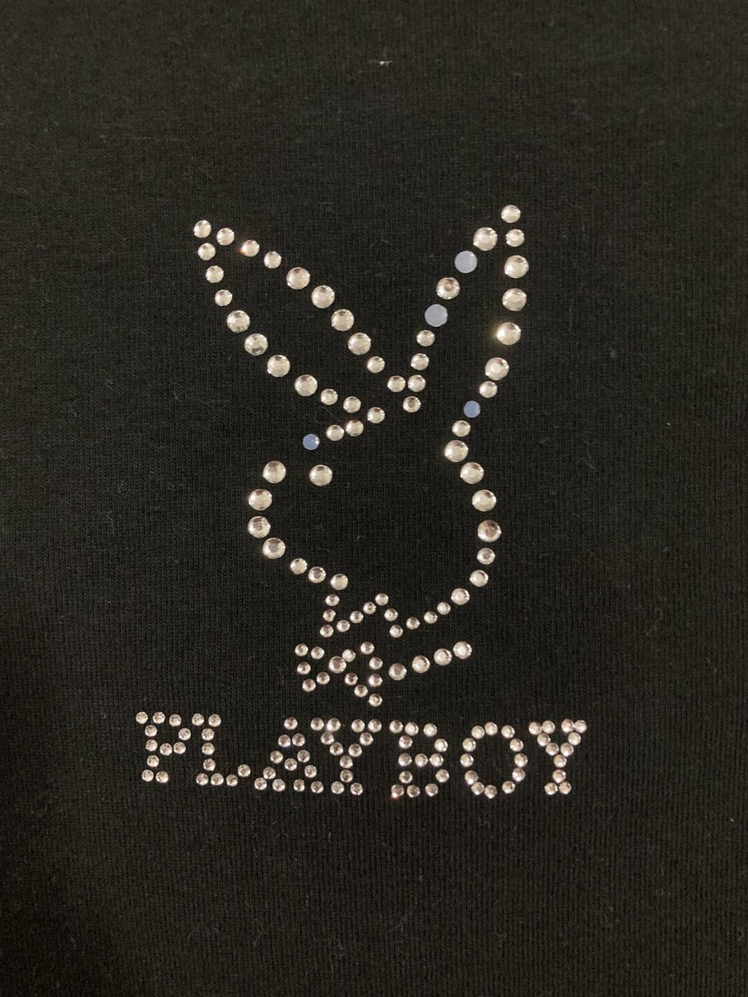 PLAYBOY Футболка Playboy со стразами — фото 2