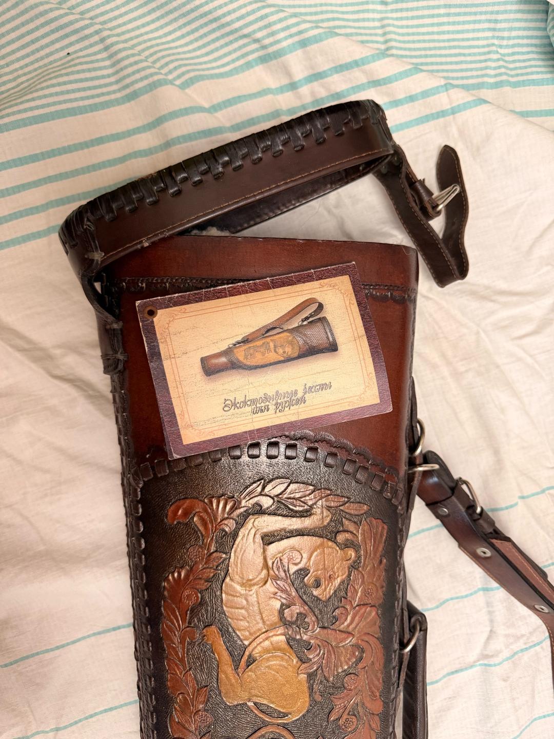 Handmade (ручная работа) ⚜️ Роскошный кожаный чехол для ружья — ручная работа, эксклюзив — фото 2
