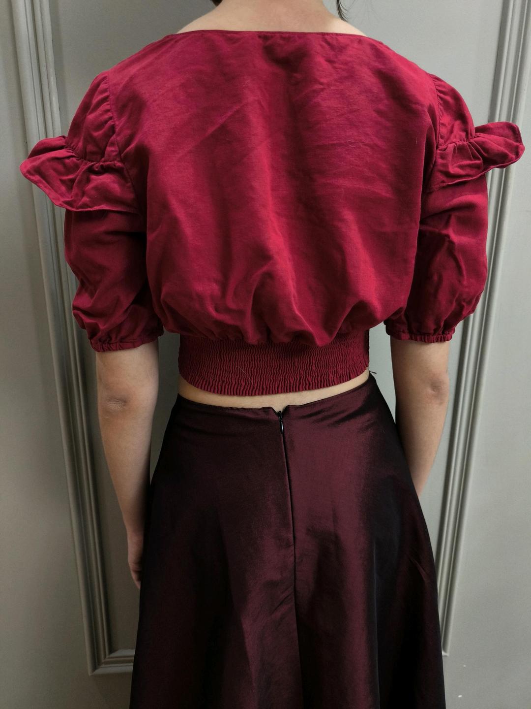 Zara Топ красный зара — фото 2
