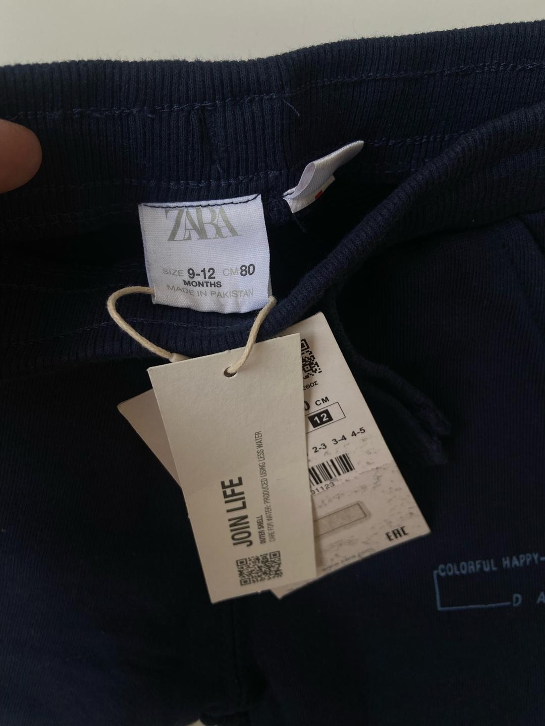 Zara Штанишки, бренд Zara, размер 9-12 месяцев, рост 80 см. — фото 2