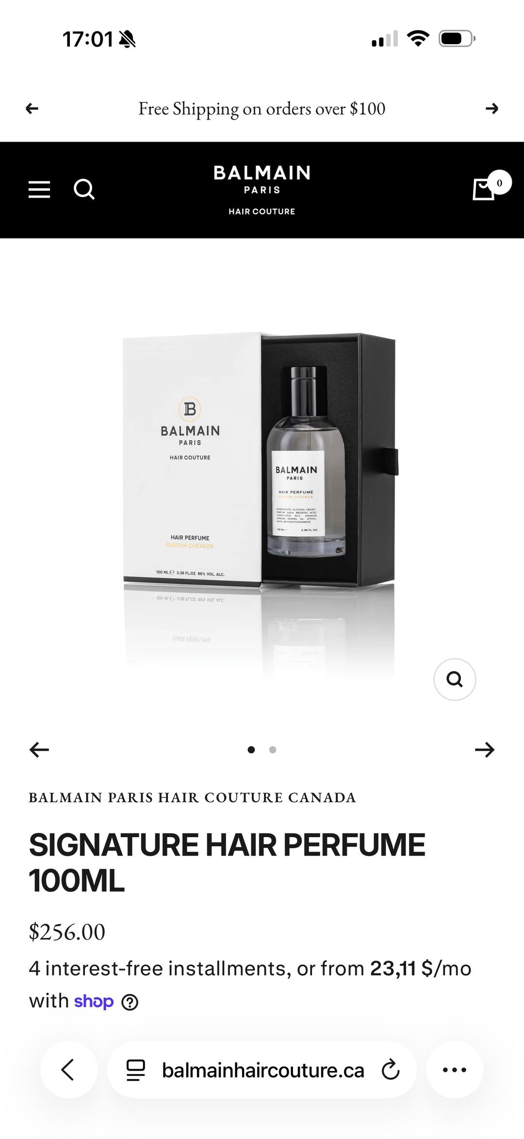 Balmain Balmain Hair Perfume — фото 2