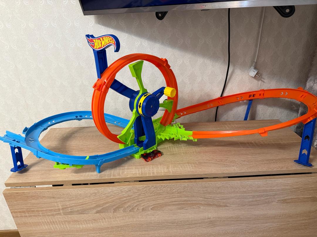 Нет бренда Трек Hot Wheels с машинкой — фото 2