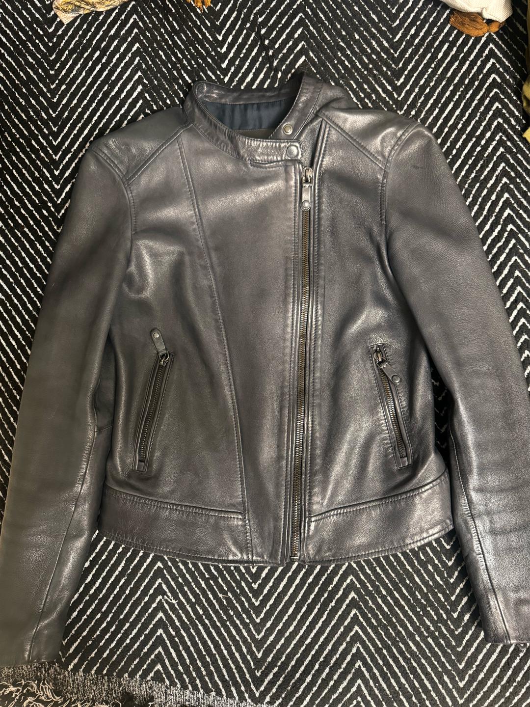 Massimo Dutti Кожаная куртка — фото 2