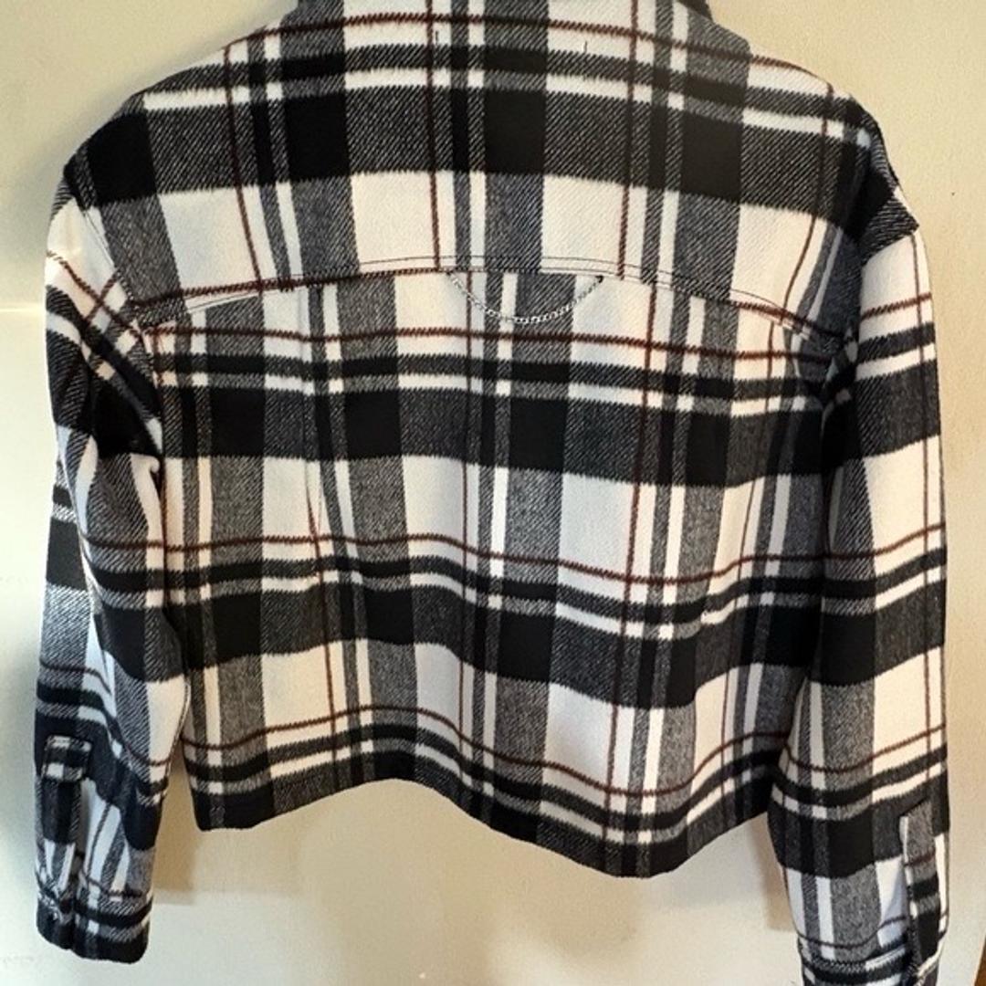 Zara Клетчатая рубашка-куртка (shacket) бренда Zara — фото 2