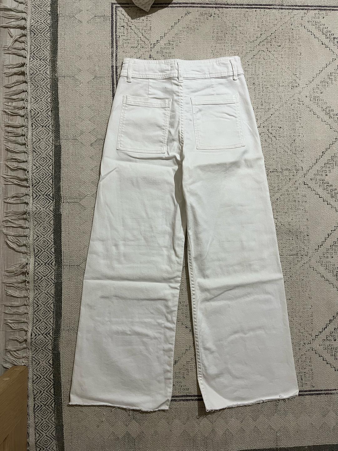 Zara Белые джинсы zara — фото 2