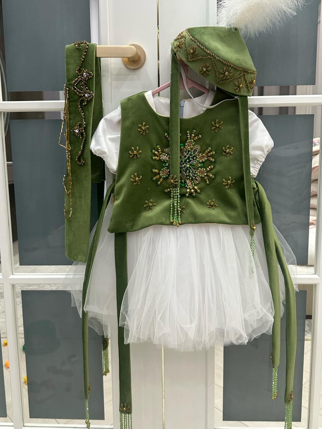 Handmade (ручная работа) Национальный костюм для обряда тұсау кесу — фото 2