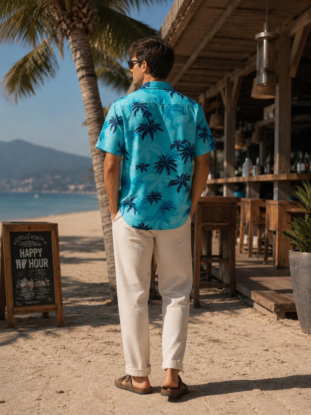 Нет бренда Новая гавайская рубашка Томми Версетти (GTA Vice City) - L/XL (52) — фото 2