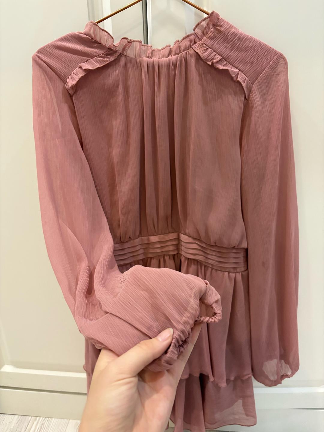 Zara Платье с воланами — фото 2