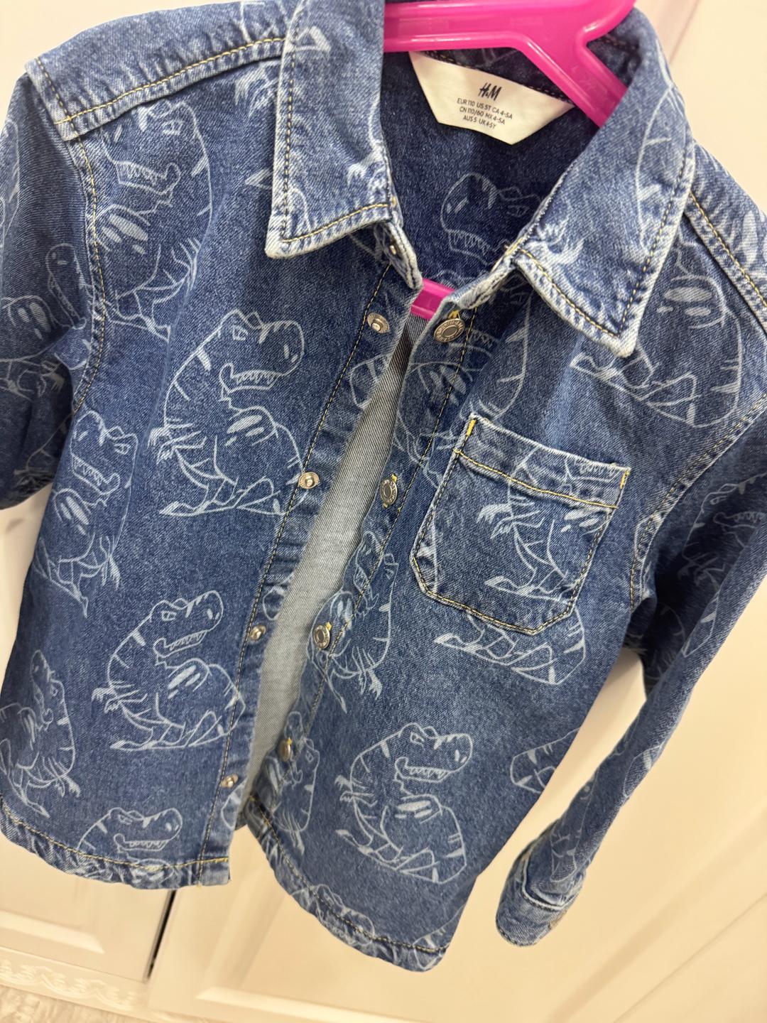 H&M Джинсовая рубашка H&M — фото 2