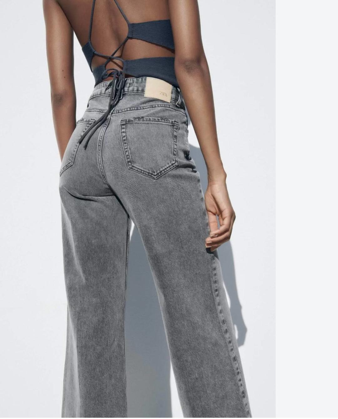 Zara Серые джинсы Zara 40 — фото 2