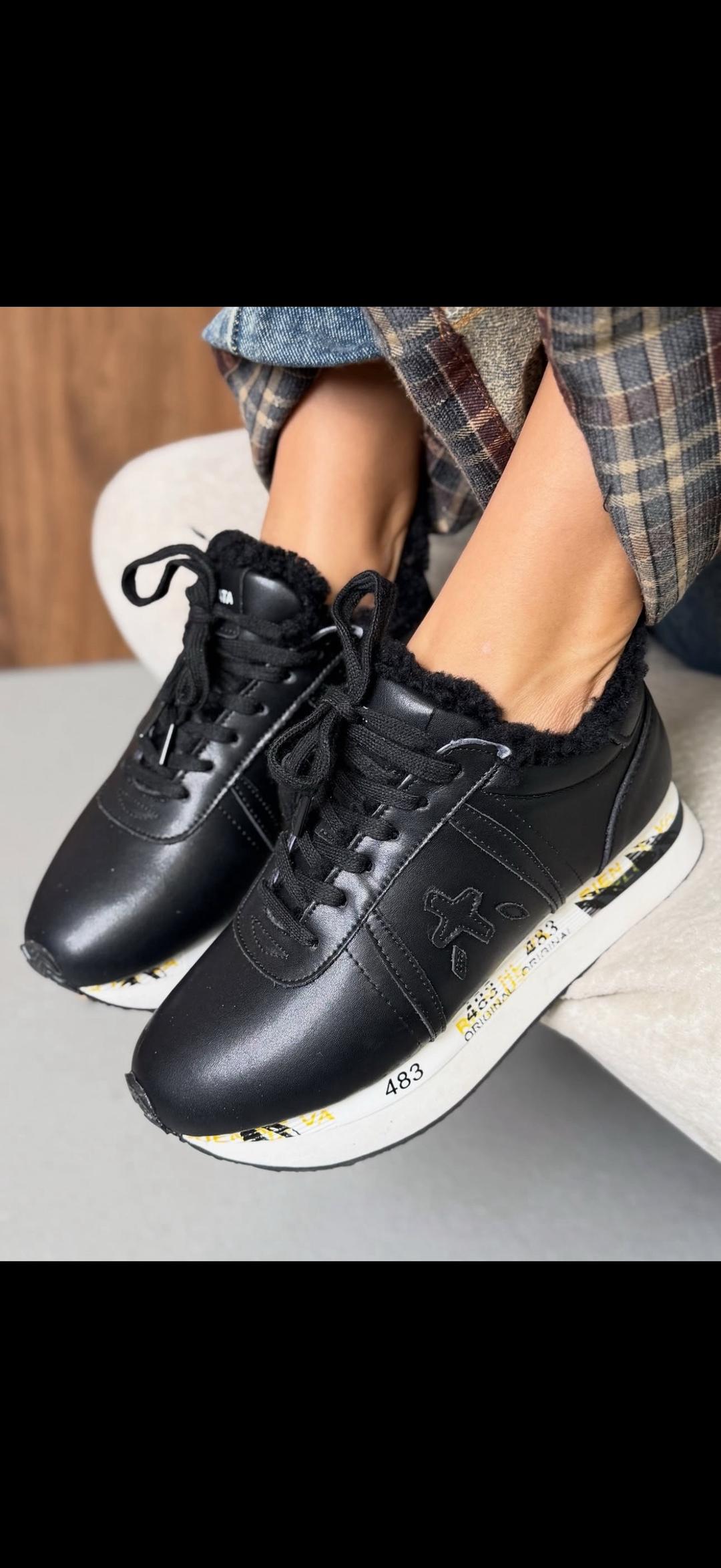 Premiata Кроссовки с мехом — фото 2