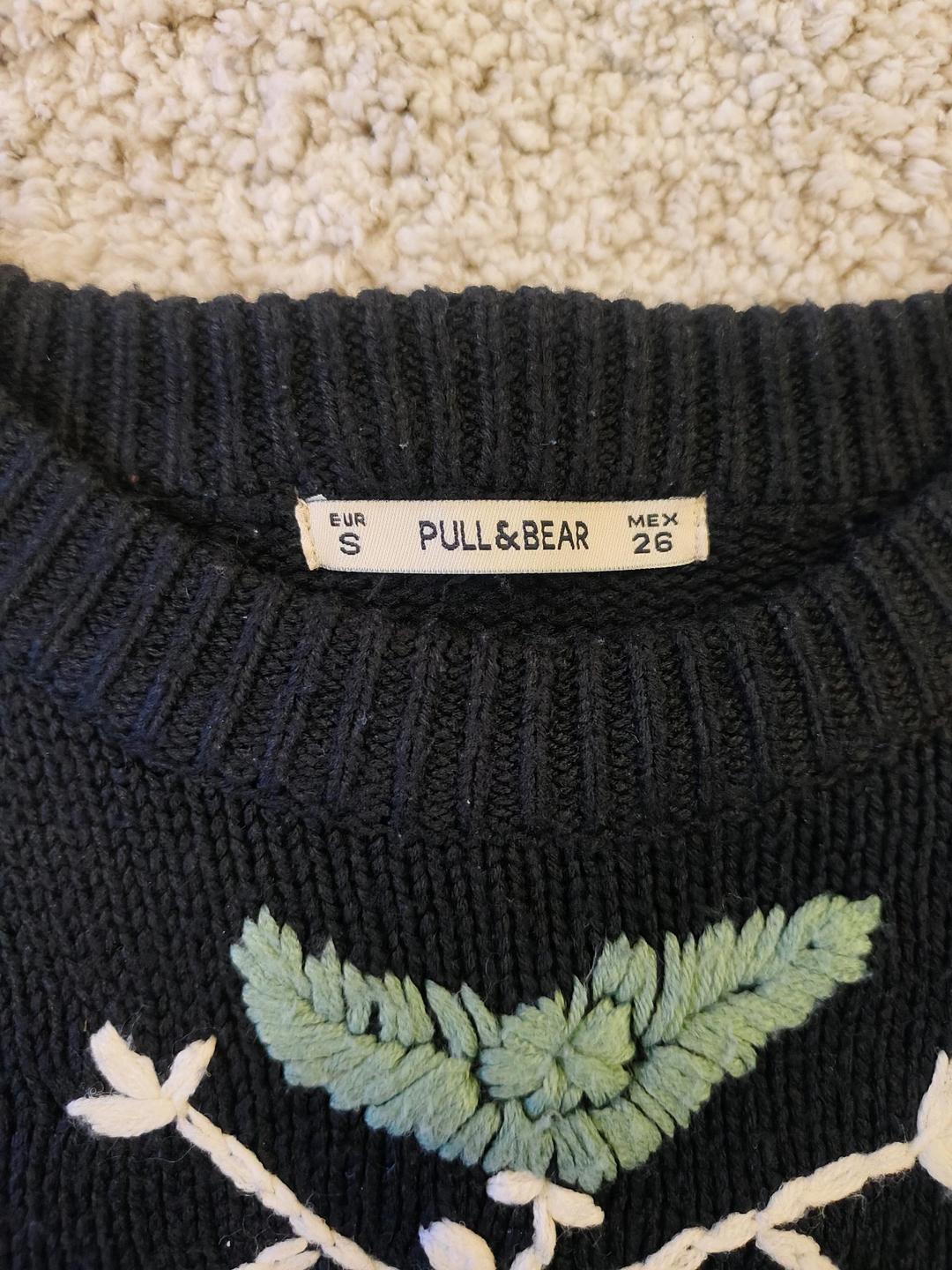 Pull & Bear Черная кофта PULL&BEAR — фото 2