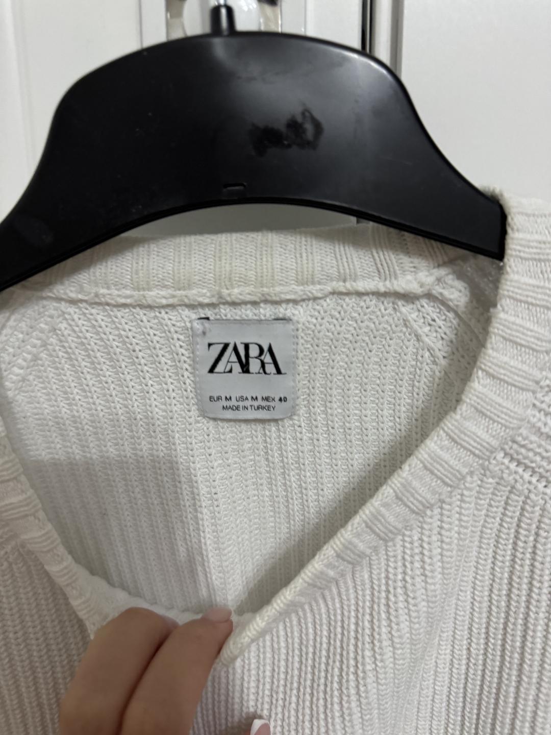 Zara Свитер белый Zara — фото 2