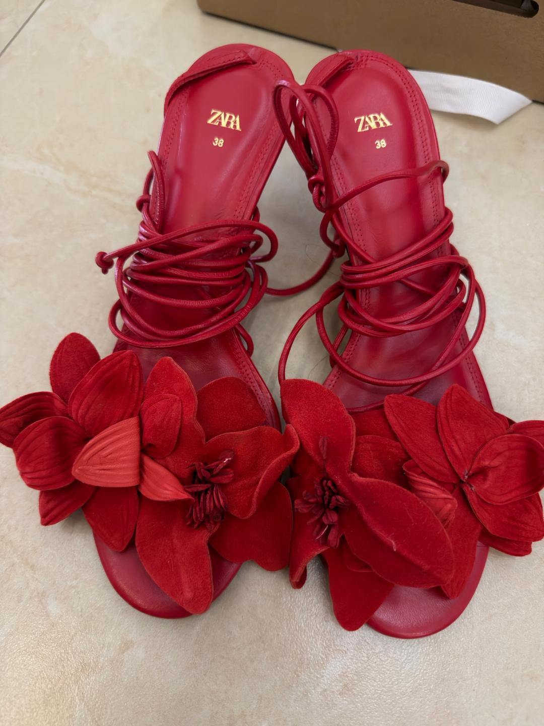 Zara Zara босоножки кожа — фото 2