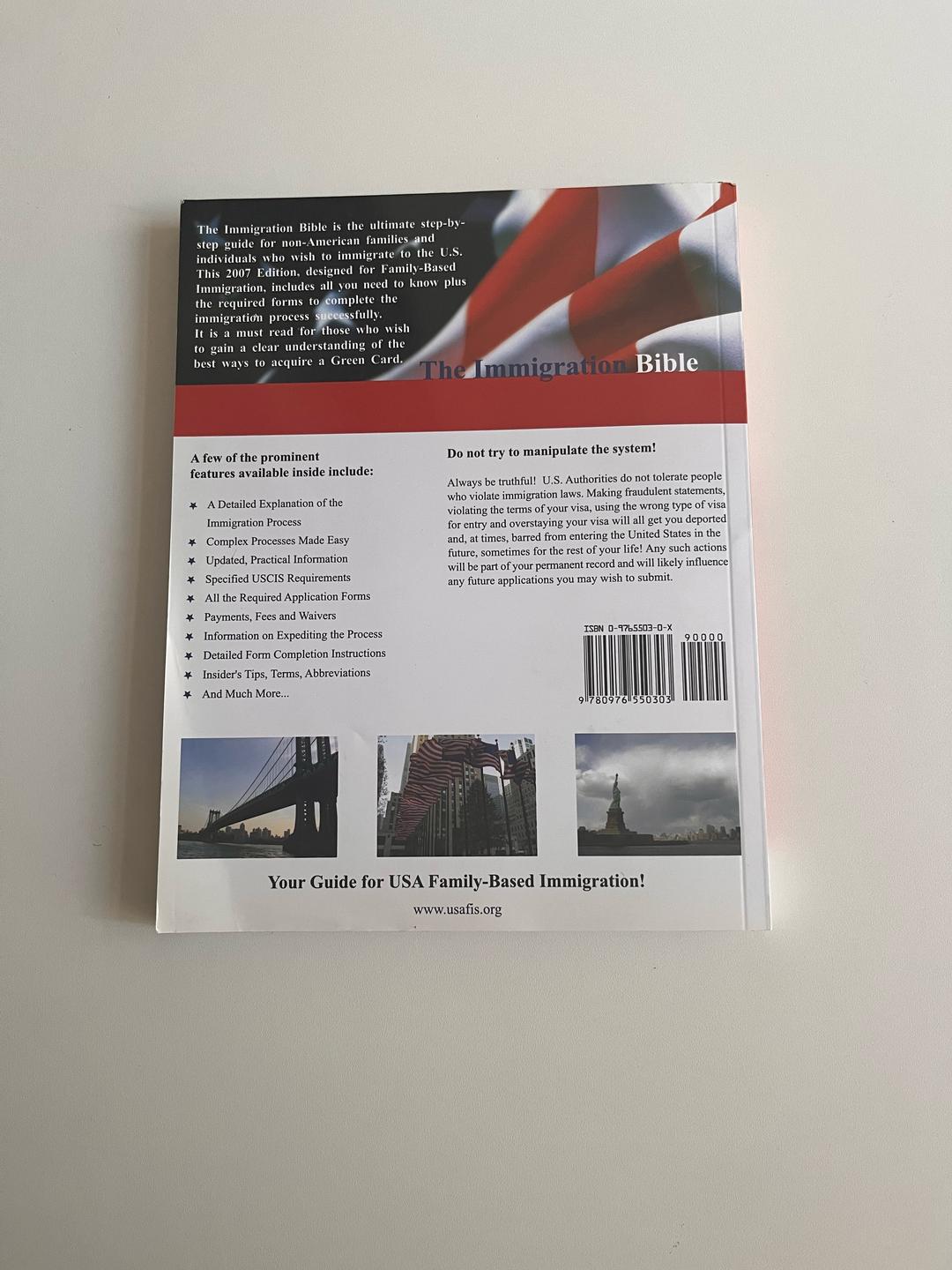 Zila Katz, Esq. & Dotan Cohen, Adv. The Immigration Bible: United States Family-Based Immigration Guide 2007 Edition — фото 2