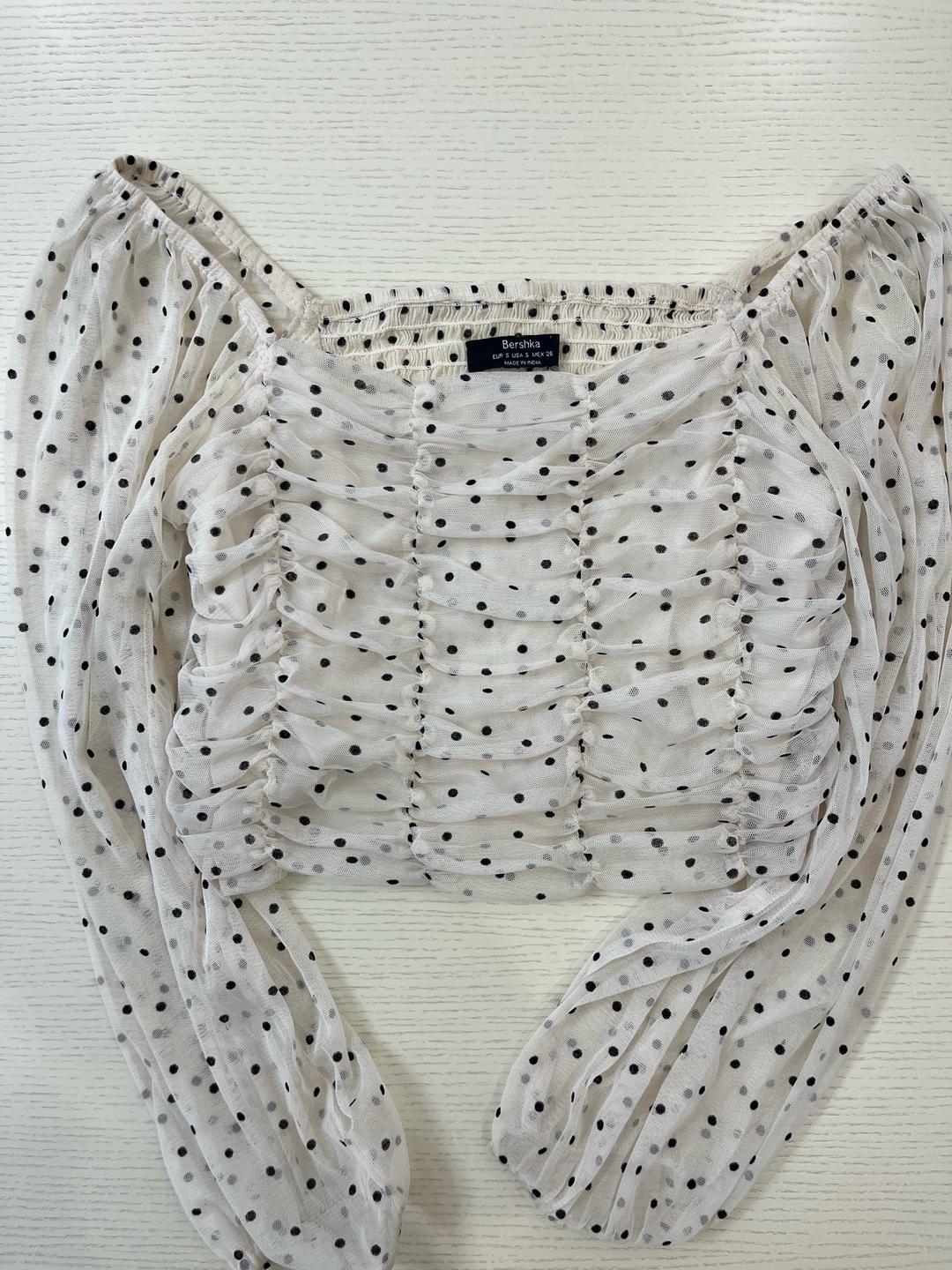 Bershka polka dot top — фото 2