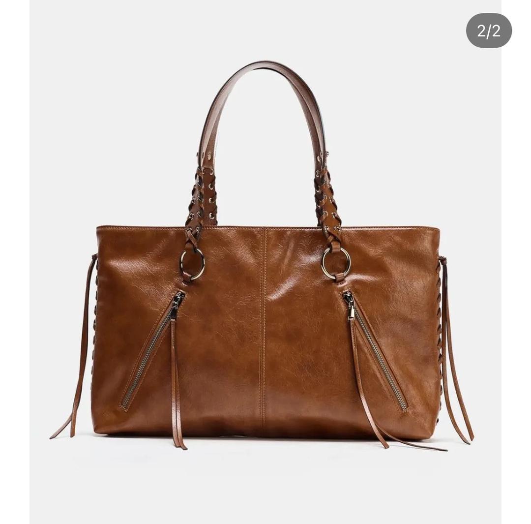 Zara Сумка шопер Zara искусственная кожа — фото 2