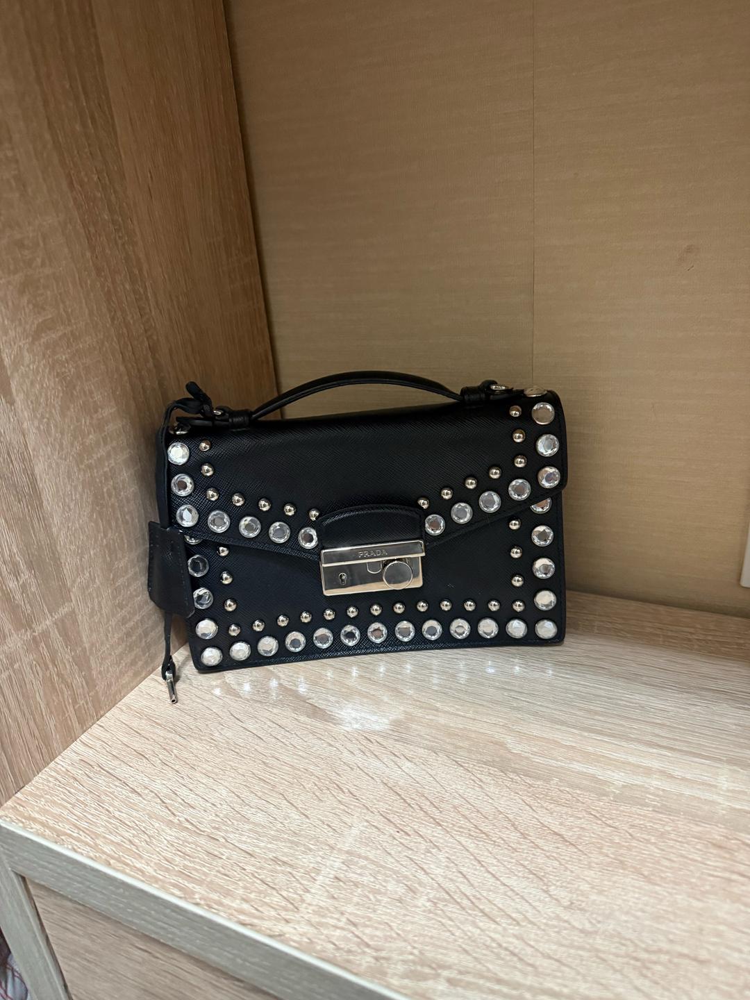 Prada Сумка Prada со стразами — фото 2