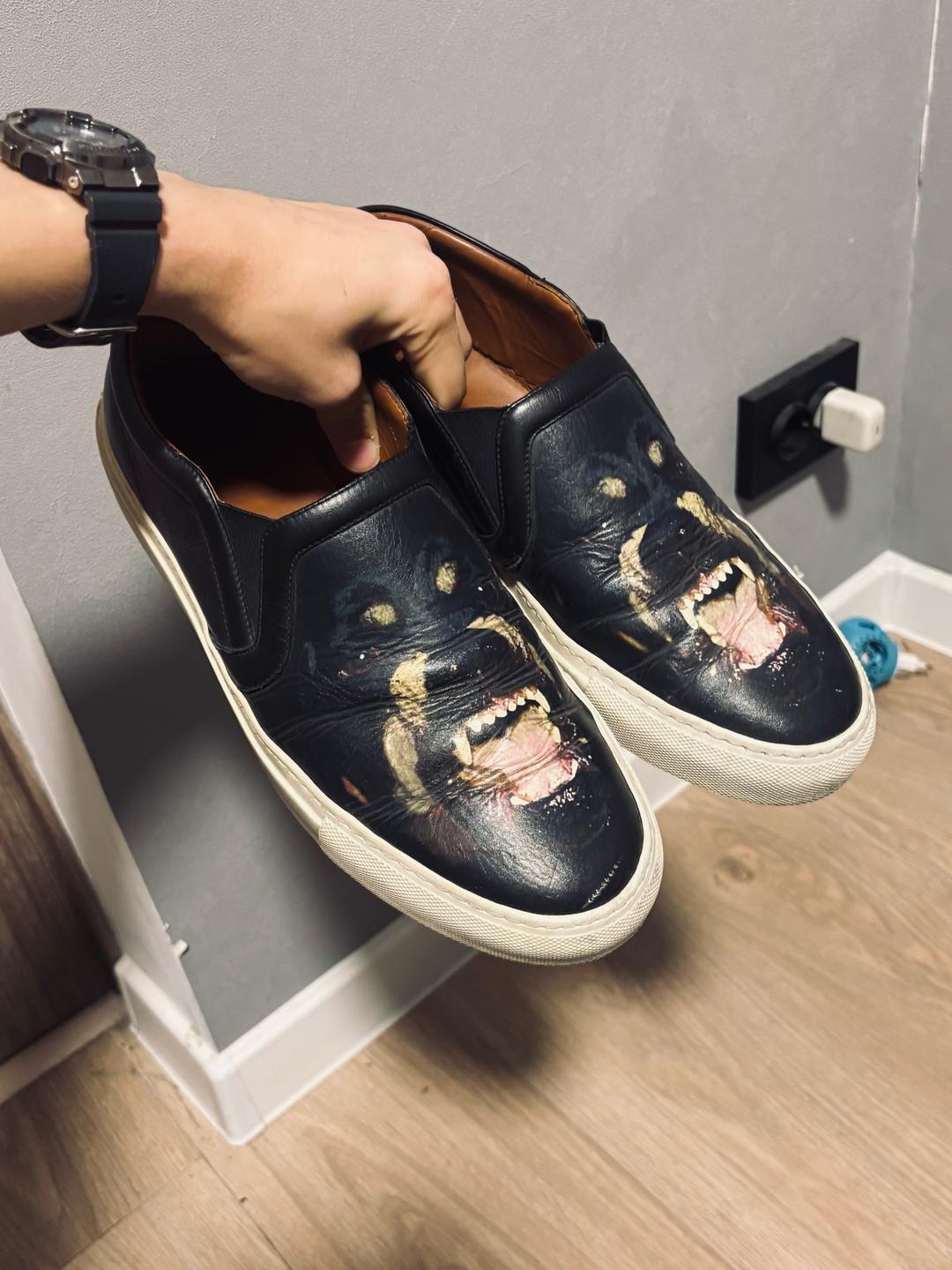 Givenchy Слипоны Givenchy с принтом роттвейлера — фото 2