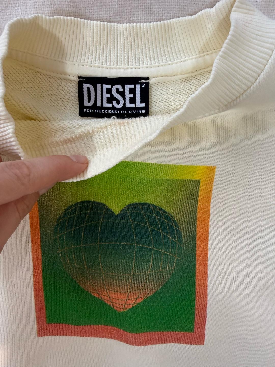 Diesel Свитшот с принтом сердца DIESEL — фото 2