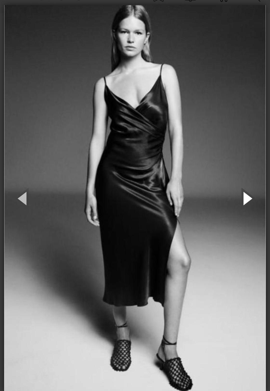 Zara изумрудное платье Zara — фото 2