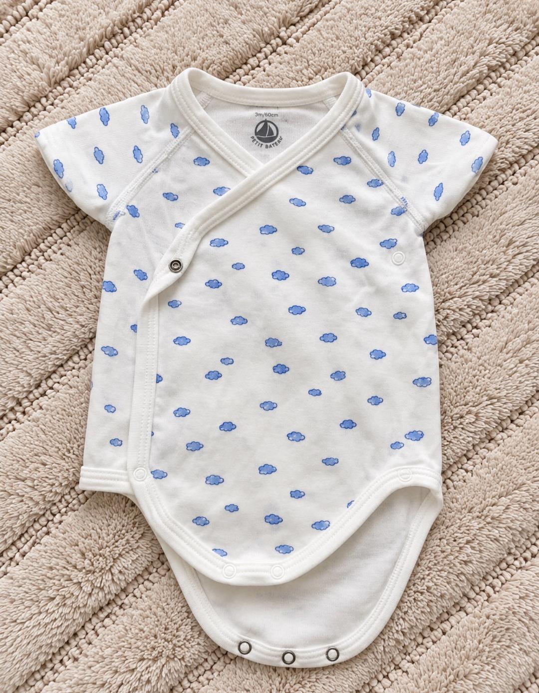 Petit Bateau 2 боди Petit Bateau, 3 мес / 60 см — фото 2