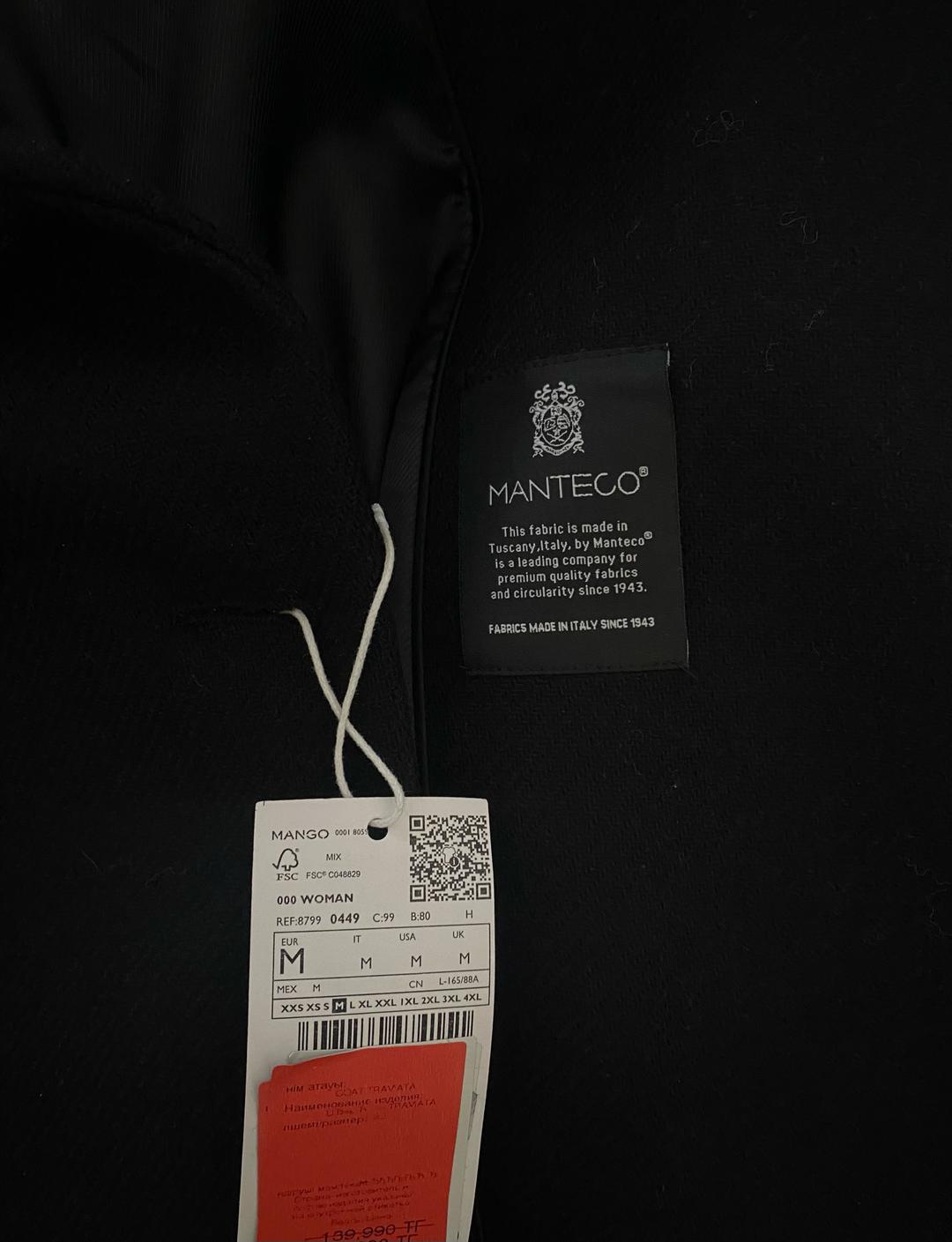 Mango Пальто новое Mango Manteco из шерсти — фото 2