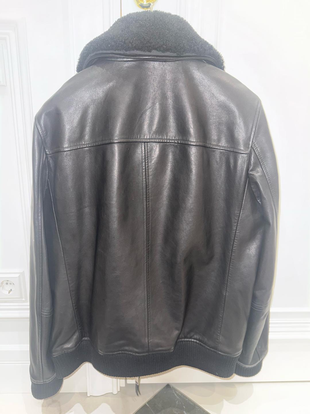 All Saints allsaints phoenix aviator leather jacket — фото 2