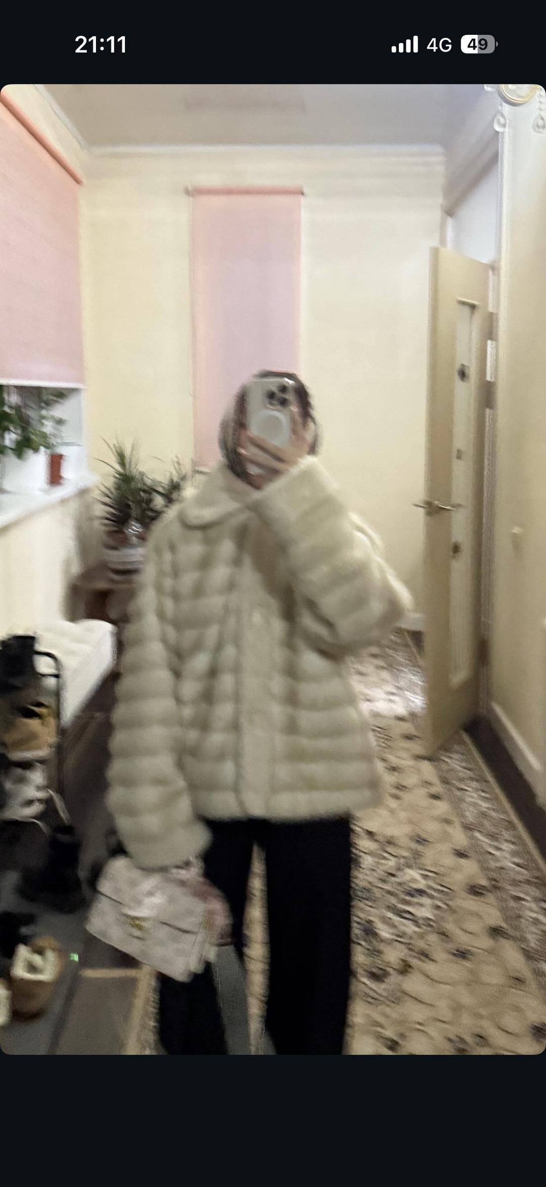 Нет бренда Полушубок из искусственного меха — фото 2