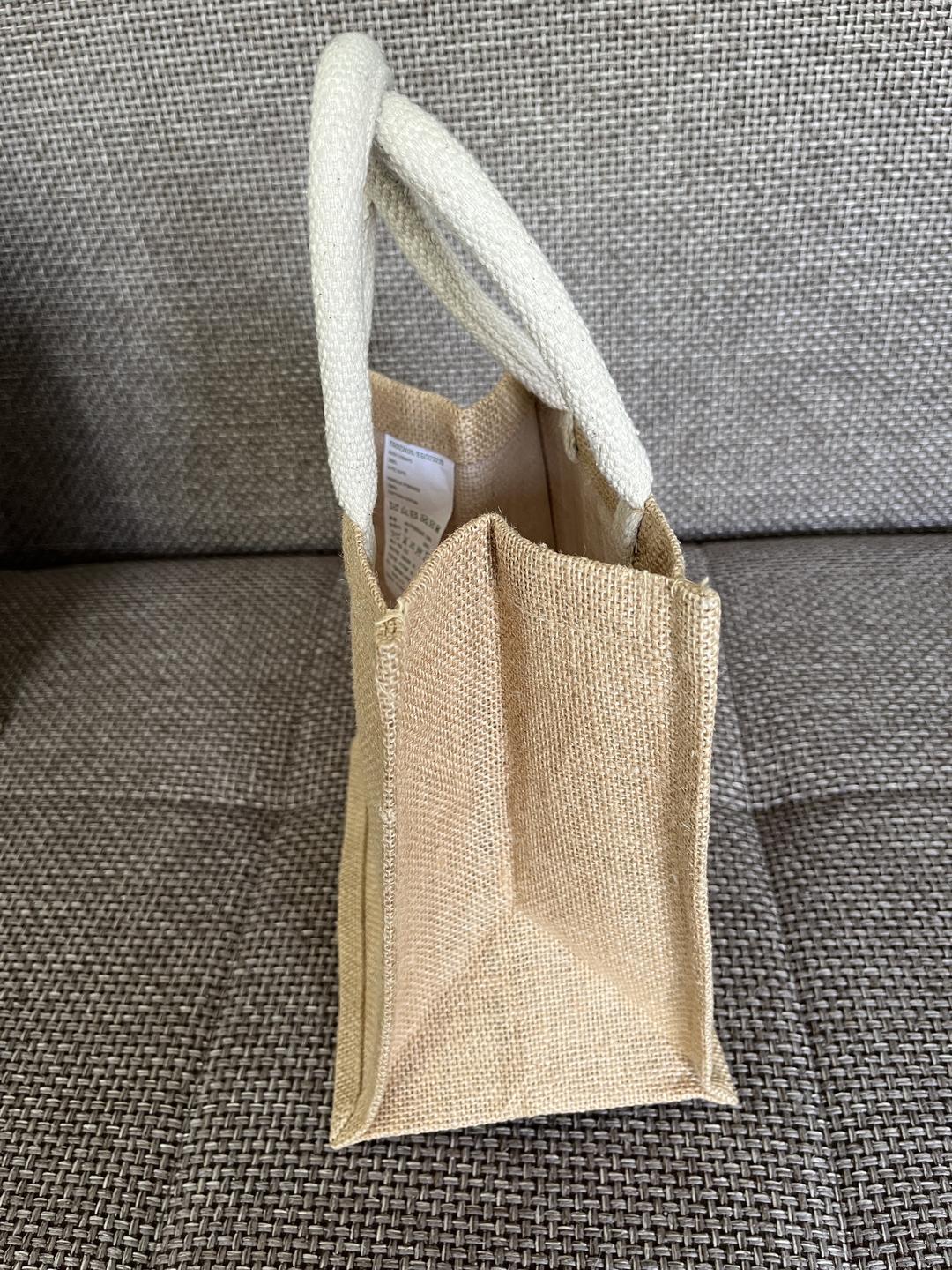 Muji сумка из натурального джута — фото 2