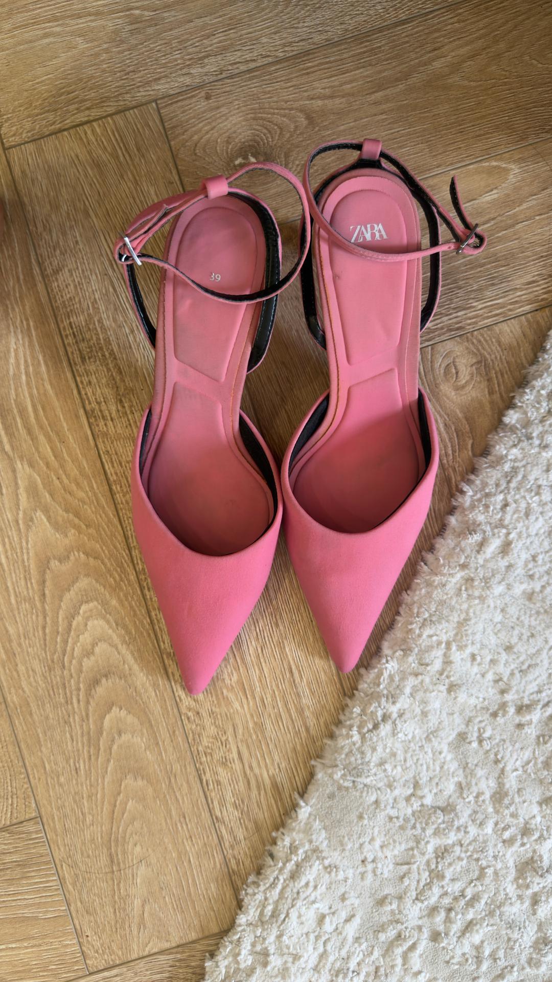 Zara Туфли ZARA розовые — фото 2