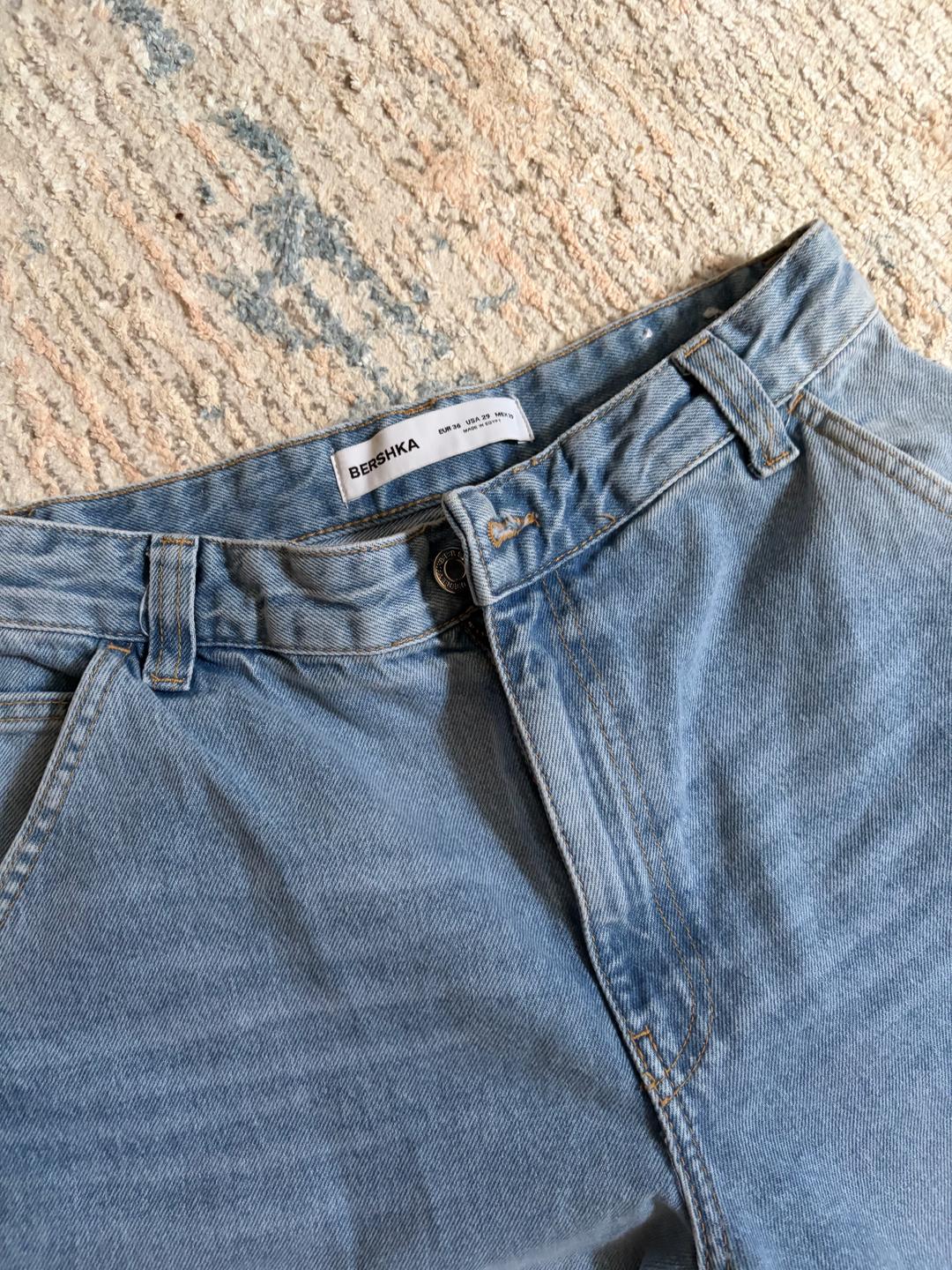 Bershka Голубые Джинсы Bershka — фото 2