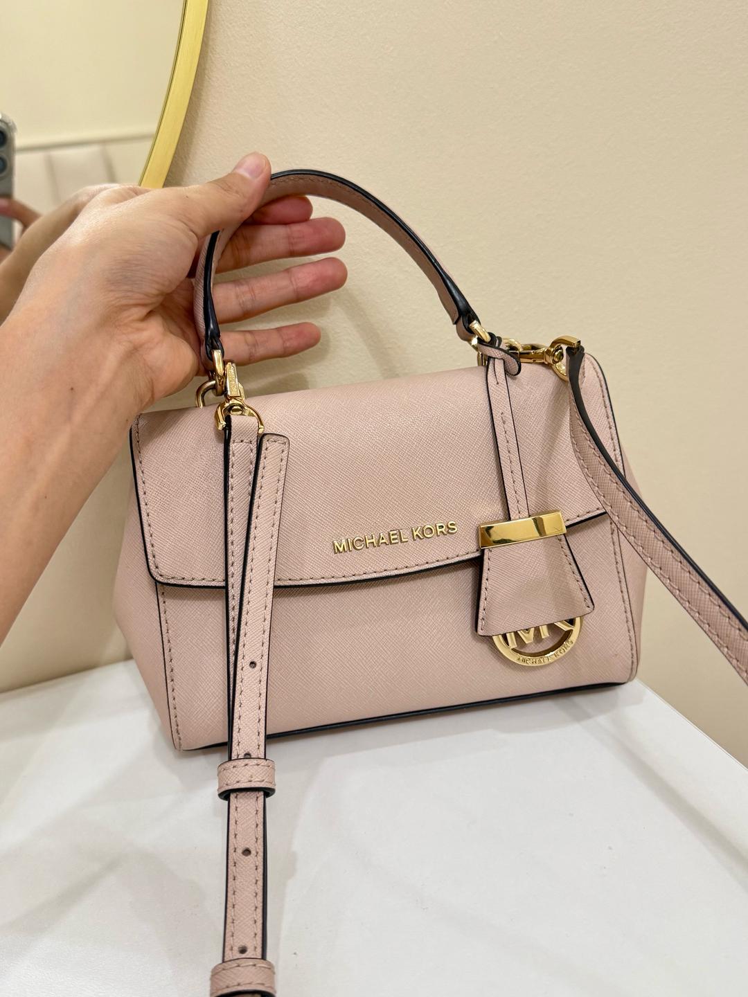 Michael Kors Micheal kors сумка розовая натуральная кожа — фото 2