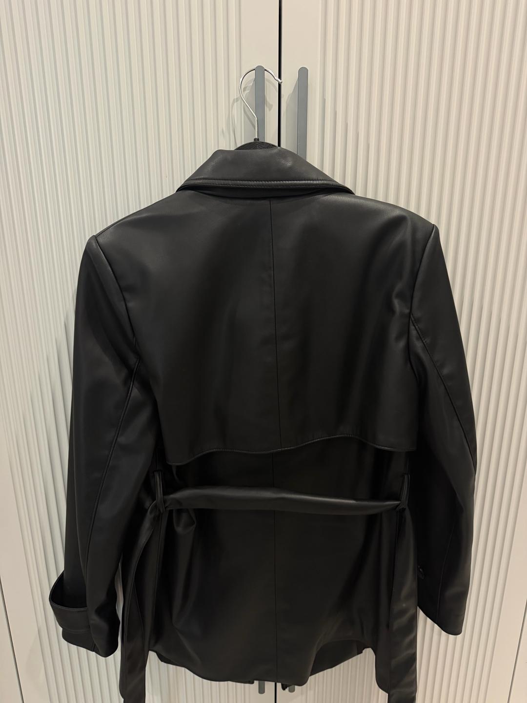 Zara Кожаный Тренч ZARA — фото 2