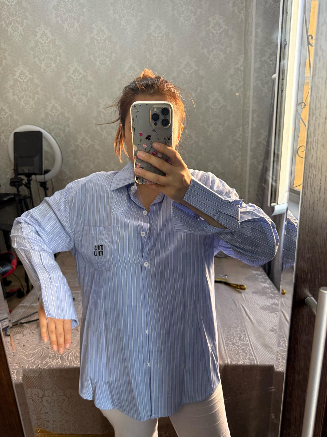 Acne Studios Рубашка в полоску Mono — фото 2