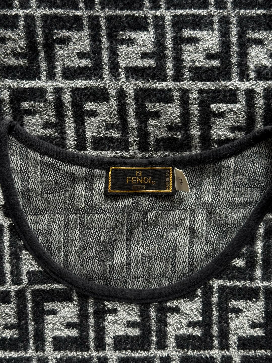 Fendi Fendi винтажная флисовая футболка — фото 2