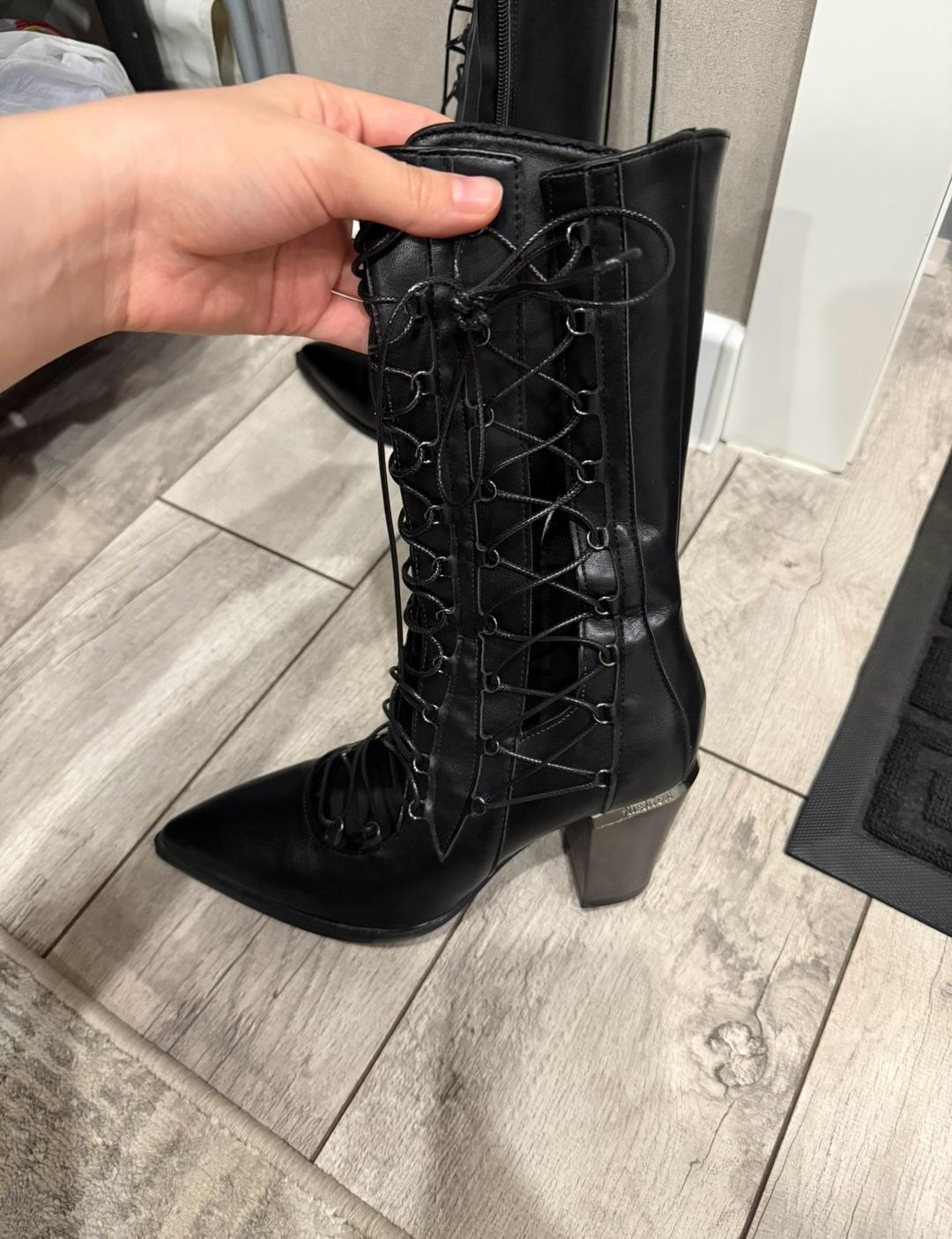Fashion Сапоги на шнуровке — фото 2