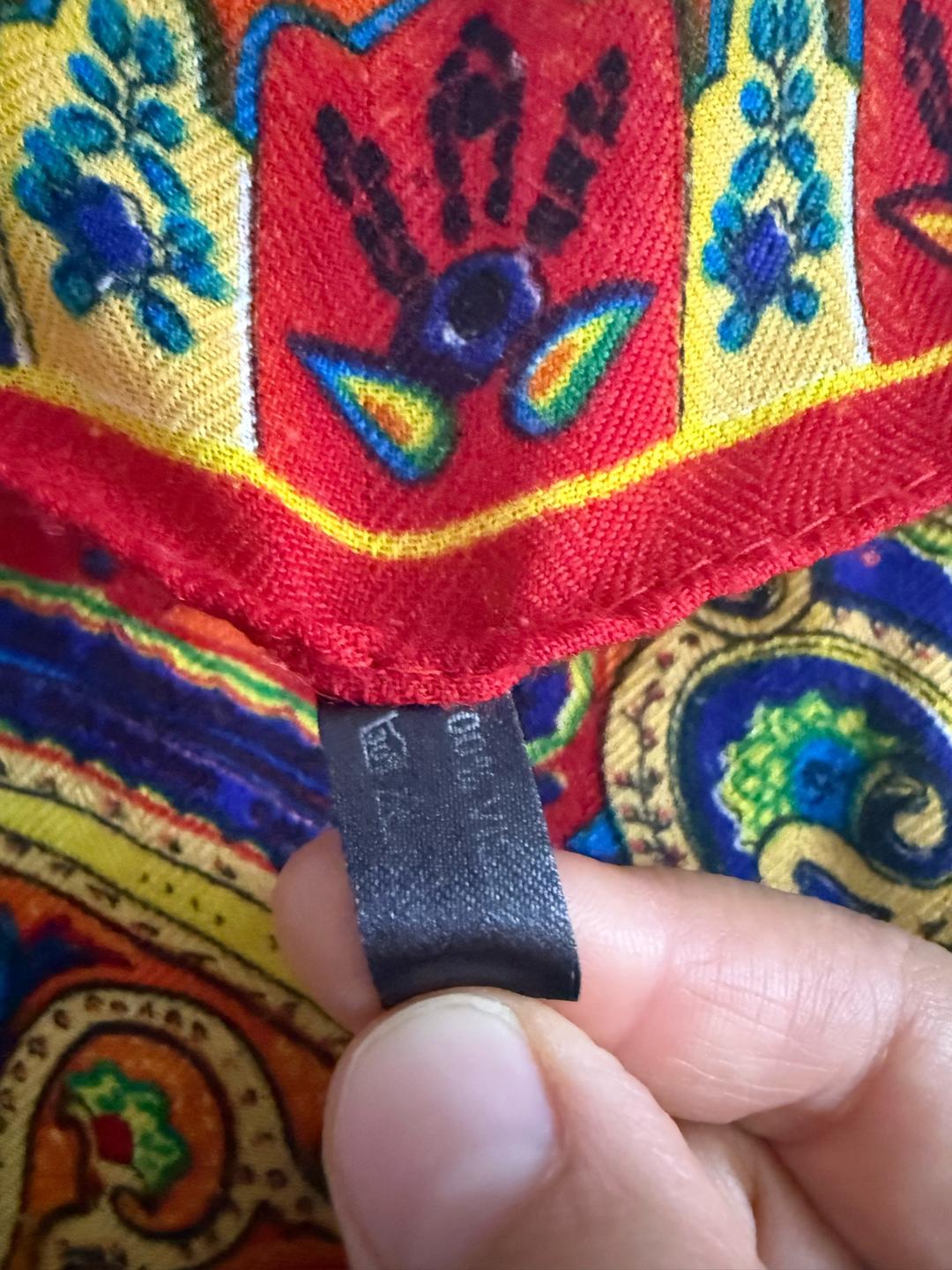 Нет бренда Женский платок из вискозы с принтом пейсли — фото 2