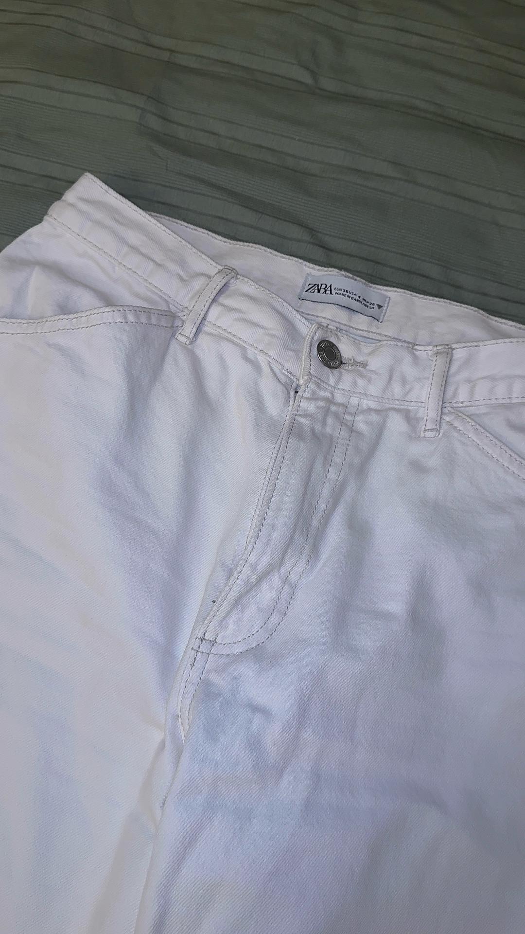 Zara Белые джинсы ZARA — фото 2