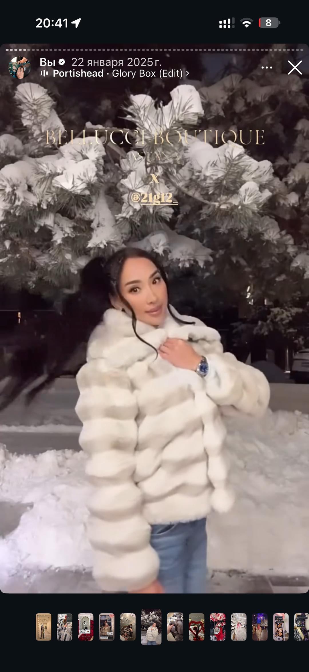 Укороченная шуба из искусственного меха — фото 2