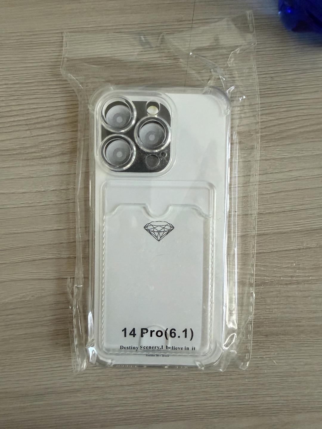 Нет бренда Чехол для iPhone 14 Pro (6.1”) — новый, прозрачный — фото 2