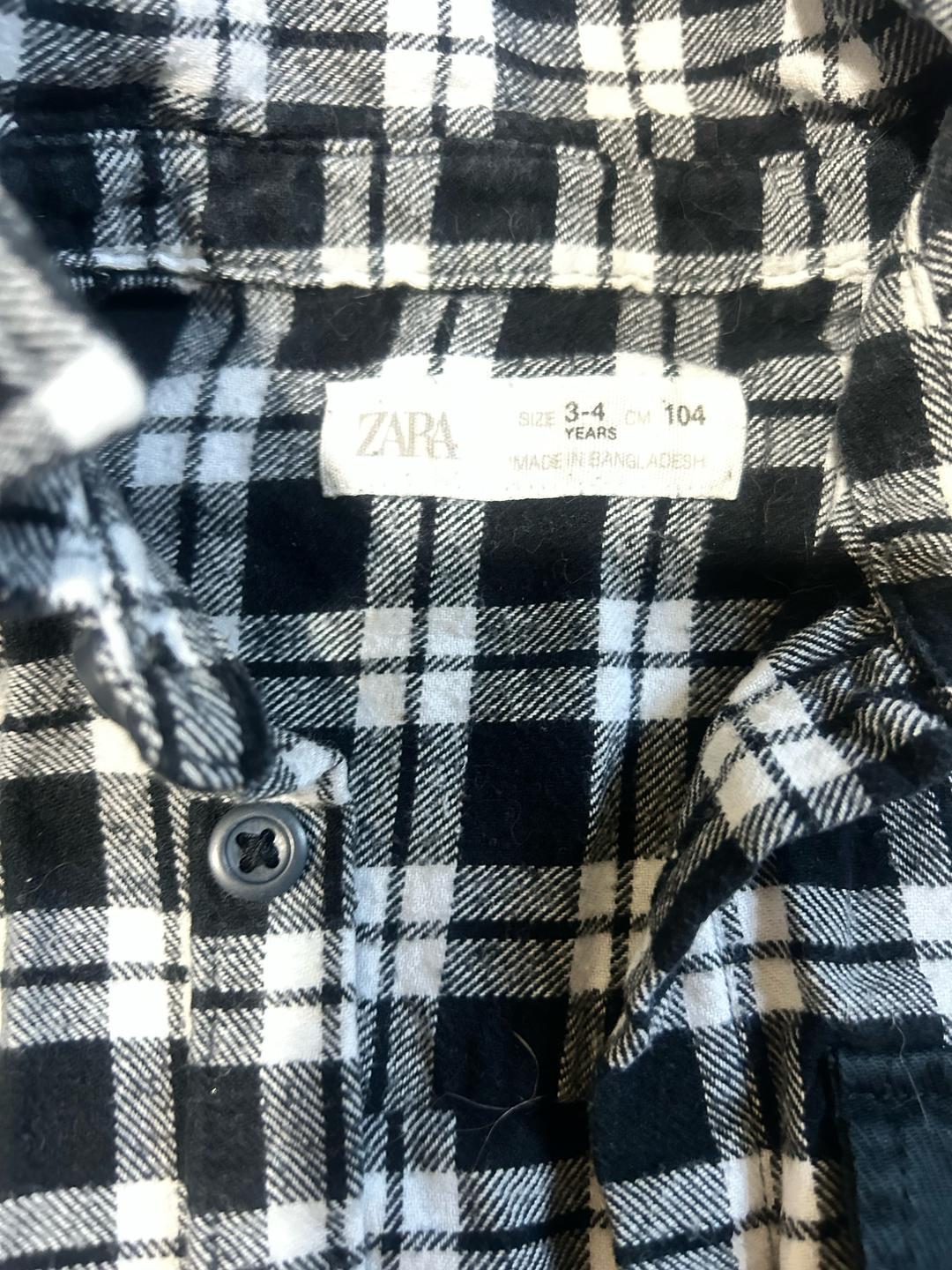 Zara Рубашка в клетку ZARA — фото 2
