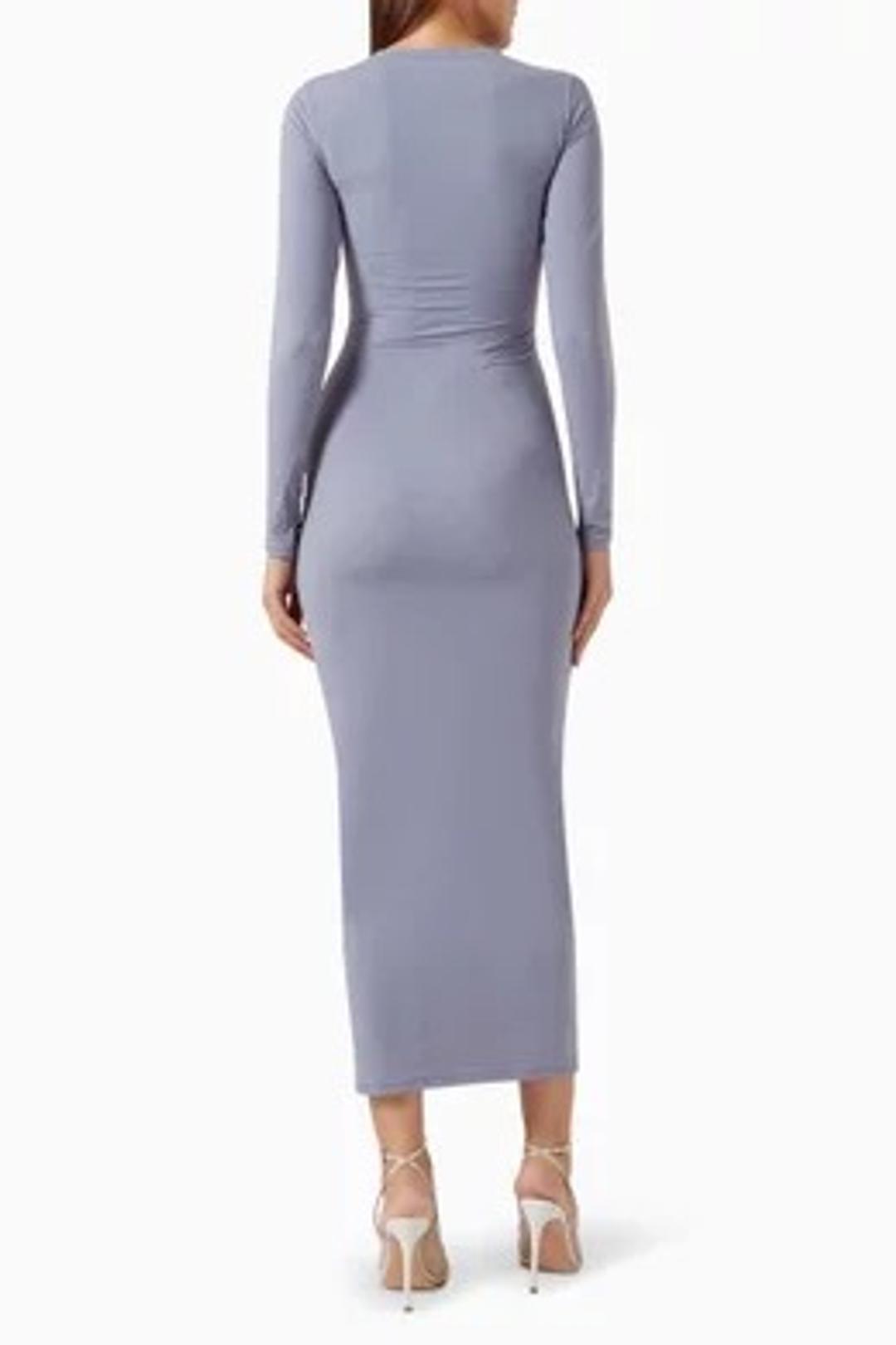 SKIMS Skims fits everybody crew neck long sleeve dress — фото 2