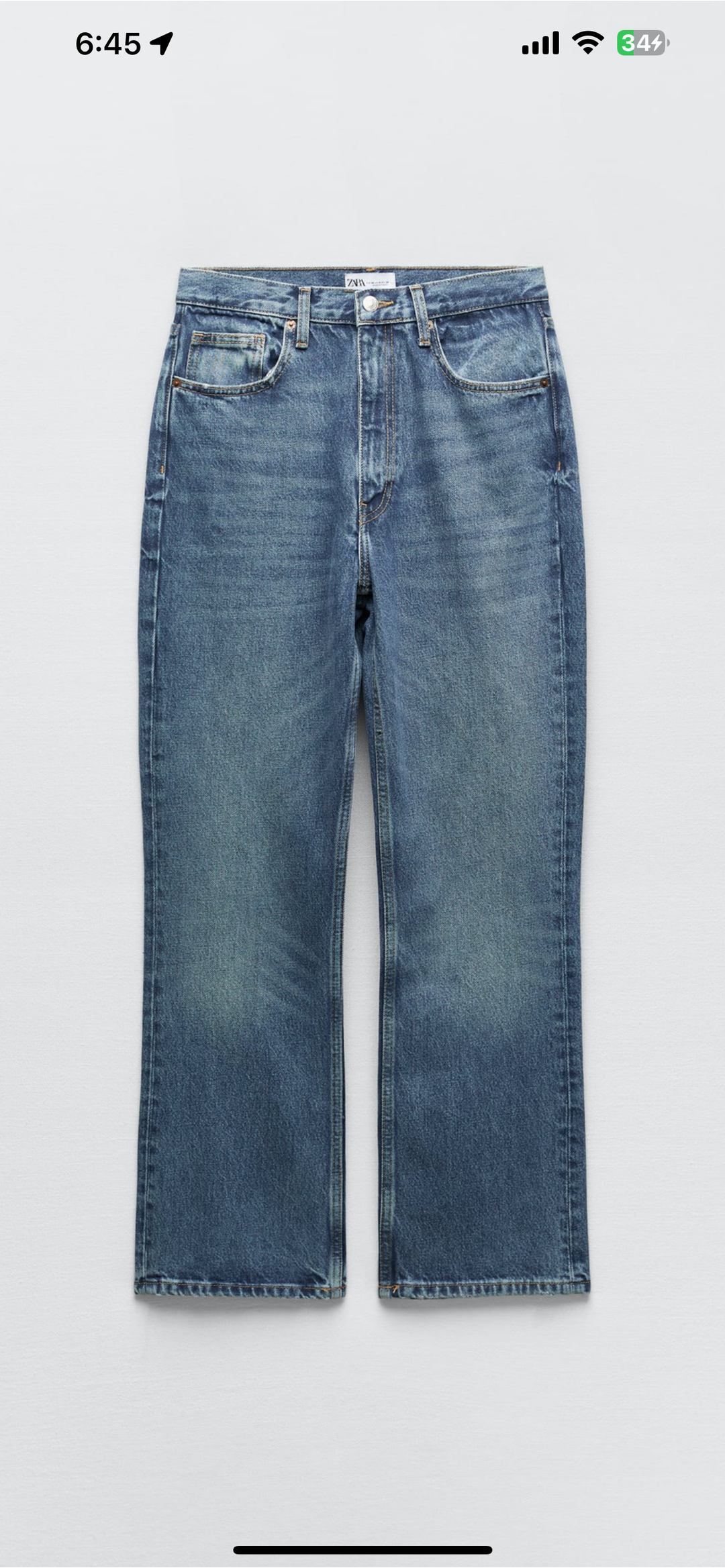 Zara джинсы Zara Boot Cut TRF — фото 2