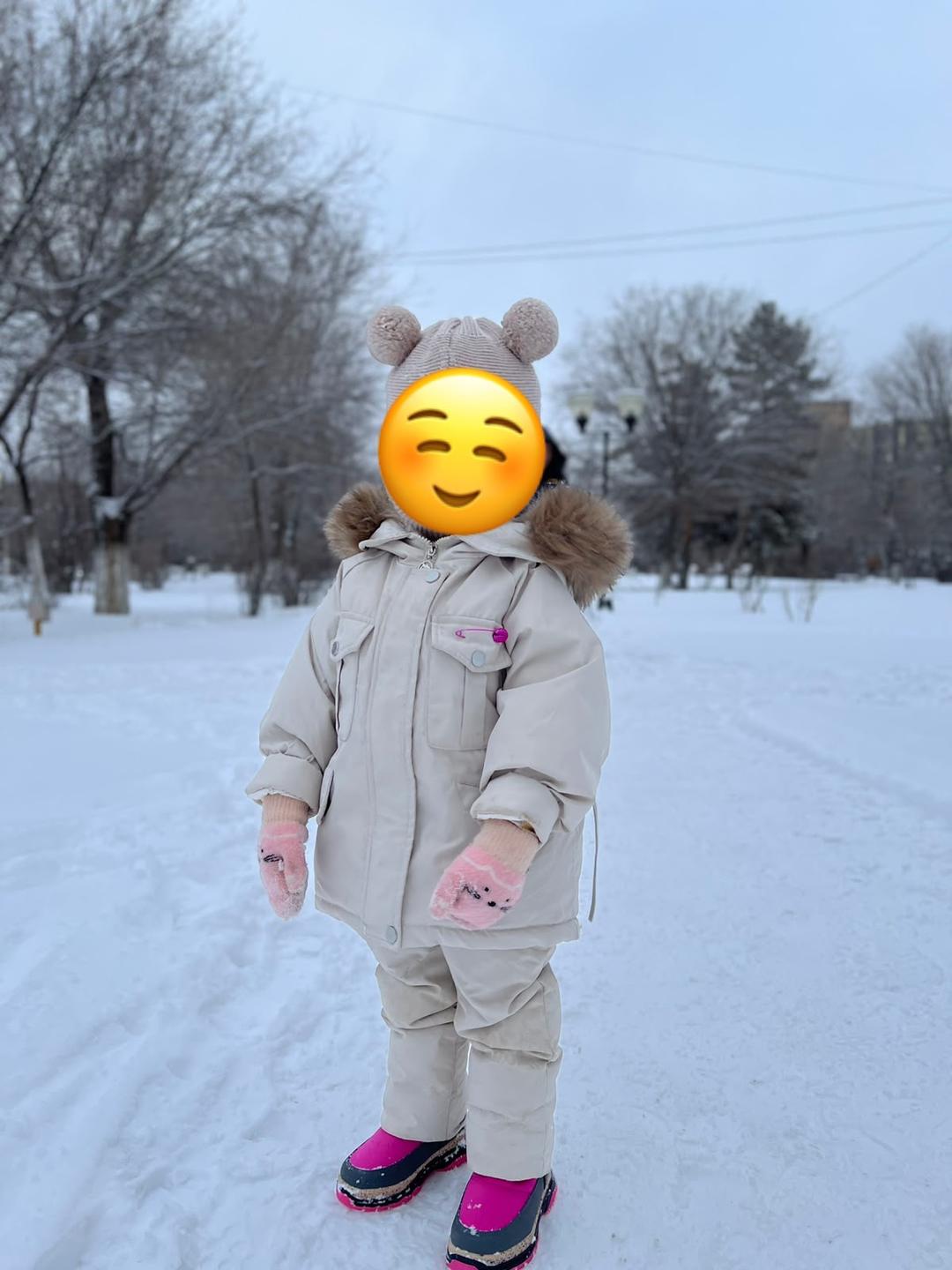 Нет бренда Зимний костюм для девочки — фото 2