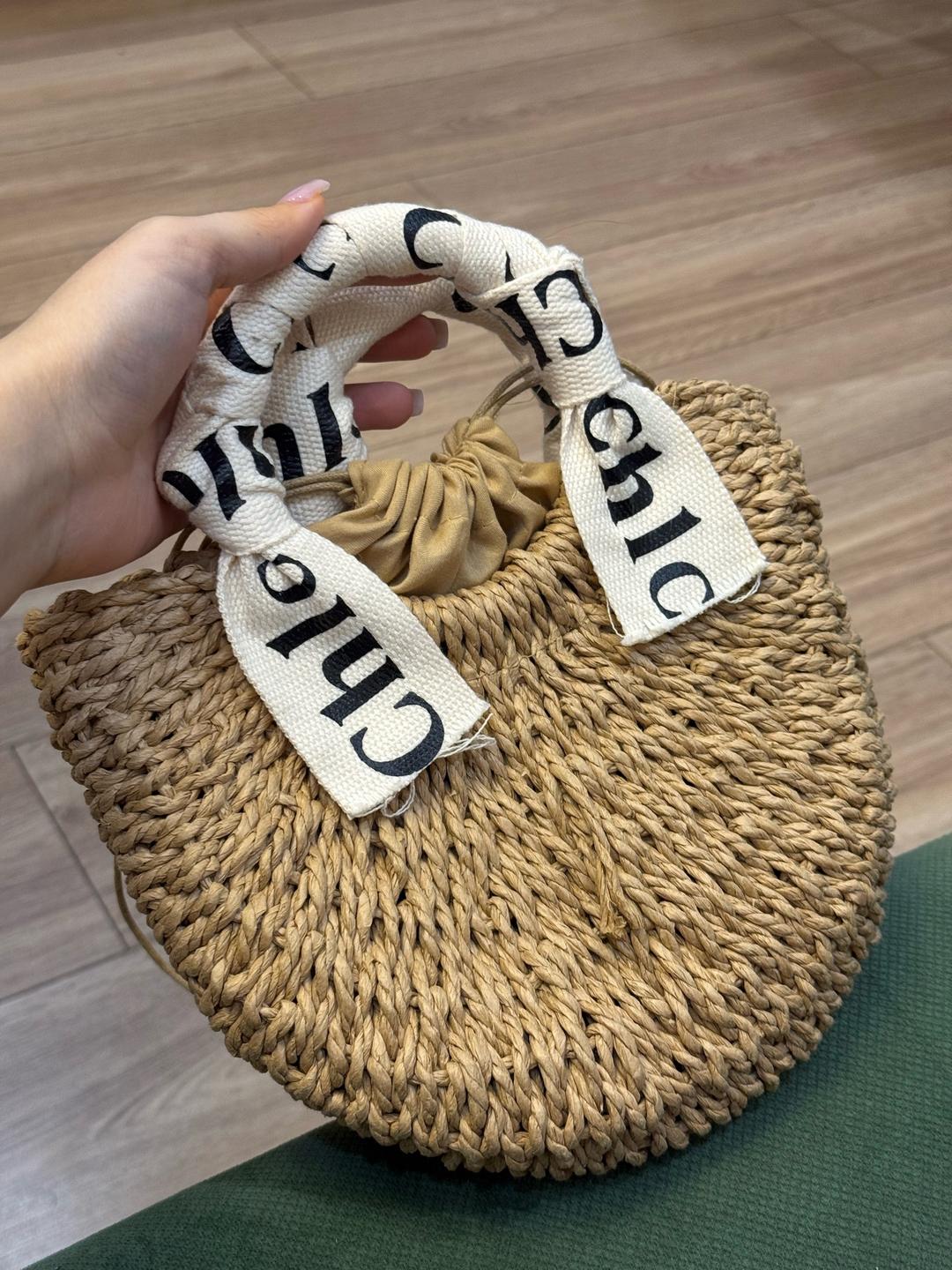 Нет бренда Плетёная сумка — фото 2