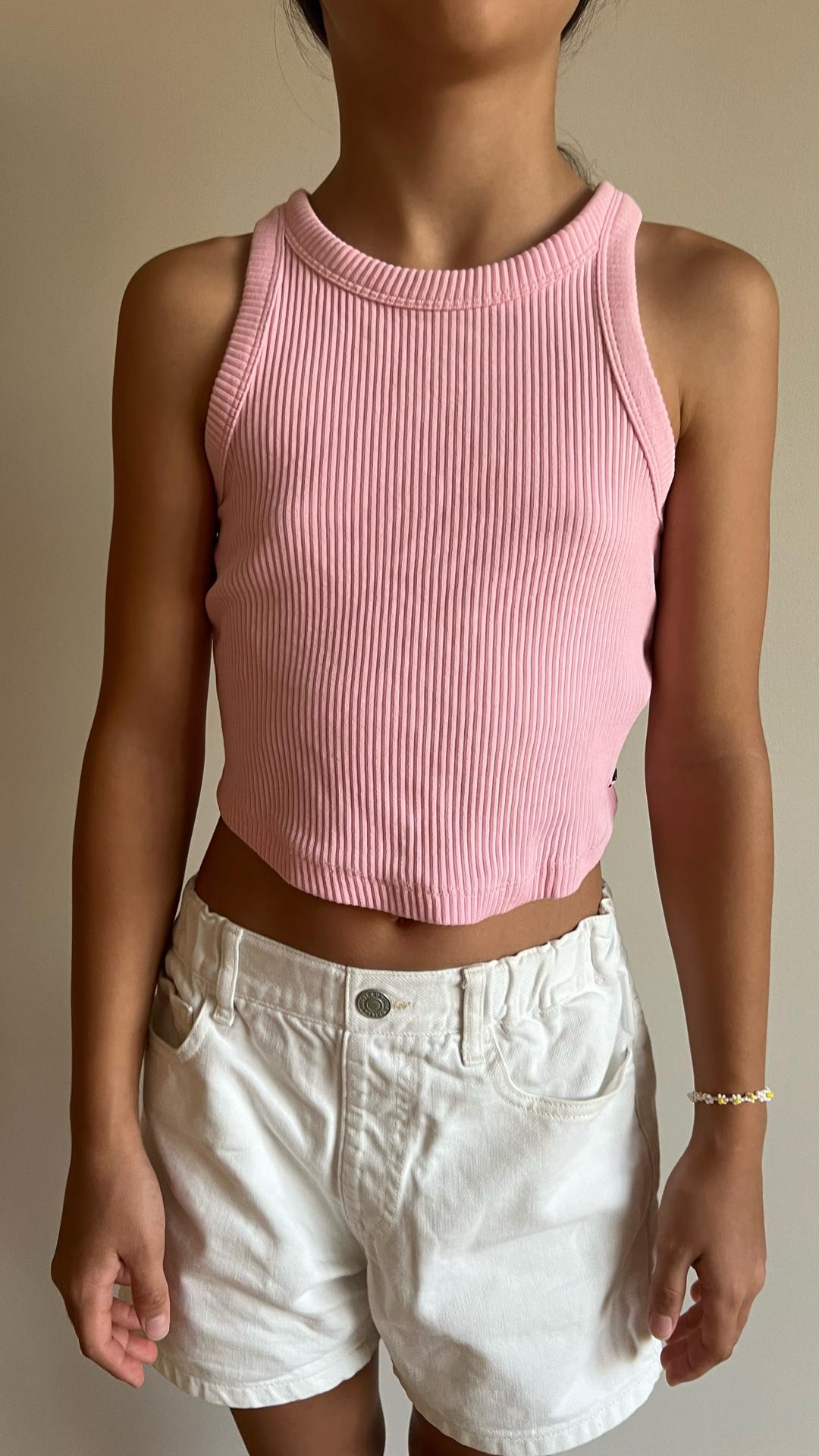 Zara ZARA топ розовый — фото 2