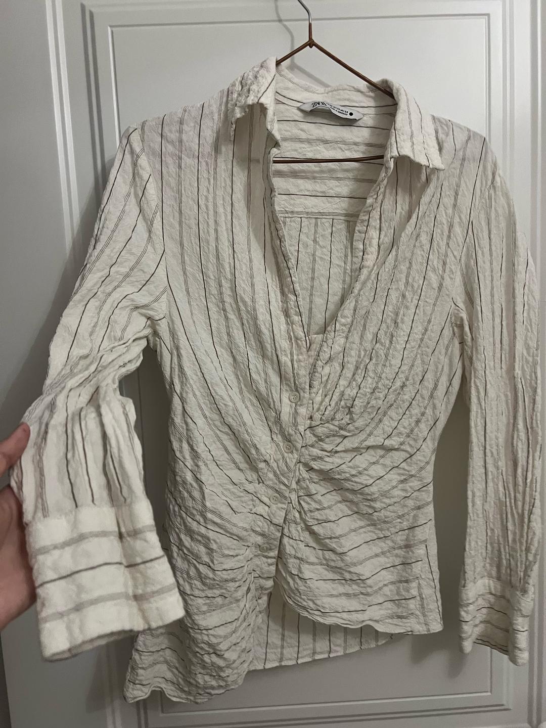 Zara Блуза Zara в полоску — фото 2