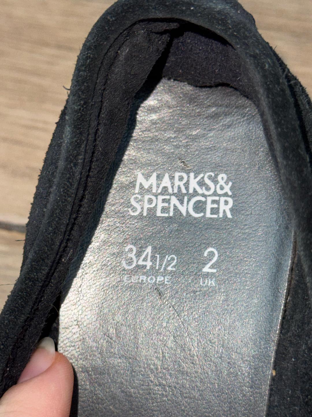 Marks & Spencer Marks & Spencer замшевые туфли на танкетке — фото 2